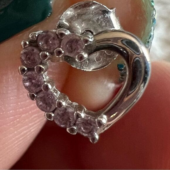 Nordstrom Silver Heart Earrings - Picture 1 of 4